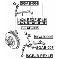Alternative view of RIGHT UPPER FRONT ARM