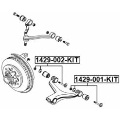 Alternative view of REPAIR KIT, CAMBER ADJUSTING ECCENTRIC BOLT