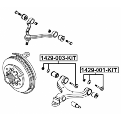 Alternative view of REPAIR KIT, CAMBER ADJUSTING ECCENTRIC BOLT