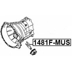 Alternative view of CLUTCH RELEASE FORK