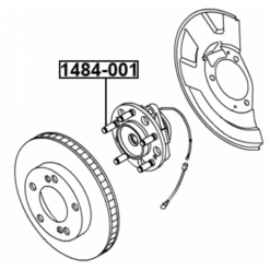 Alternative view of WHEEL STUD