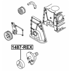 Alternative view of TENSION PULLEY