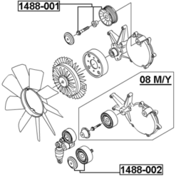 Alternative view of PULLEY IDLER