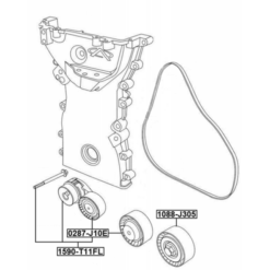 Alternative view of BELT TENSIONER