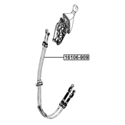 Alternative view of TRANSMISSION GEAR CHANGE CABLE