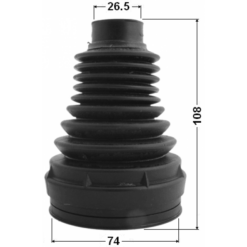 Alternative view of BOOT INNER CV JOINT KIT PVC 74X108X26.5
