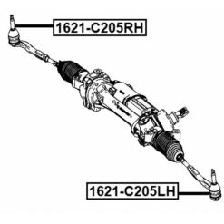 Alternative view of STEERING TIE ROD END LEFT