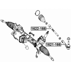 Alternative view of STEERING TIE ROD