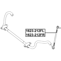 Alternative view of FRONT RIGHT STABILIZER LINK / SWAY BAR LINK