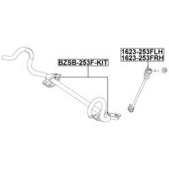 Alternative view of FRONT RIGHT STABILIZER LINK / SWAY BAR LINK