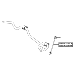 Alternative view of FRONT LEFT STABILIZER LINK / SWAY BAR LINK