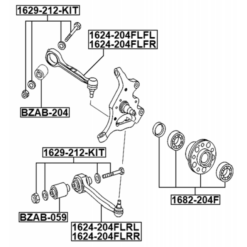 Alternative view of LEFT LOWER FRONT ARM