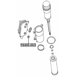 Alternative view of SEAL, OIL COOLER