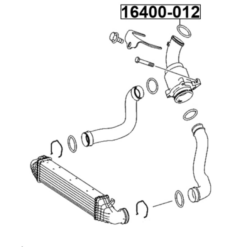 Alternative view of AIR INTAKE HOSE SEAL 52.6X4