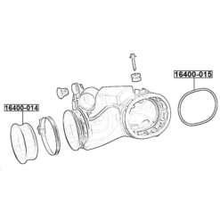 Alternative view of AIR INTAKE HOSE SEAL