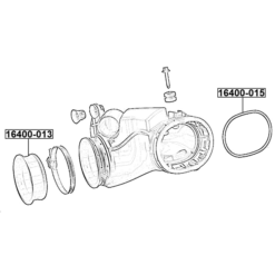 Alternative view of AIR INTAKE HOSE SEAL 80X5