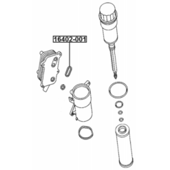 Alternative view of SEAL, OIL COOLER