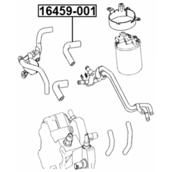 Alternative view of FUEL HOSE