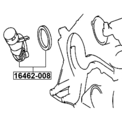 Alternative view of THERMOSTAT 87°C