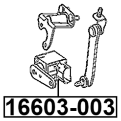 Alternative view of HEIGHT CONTROL SENSOR