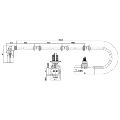 Alternative view of ABS SENSOR FRONT LEFT