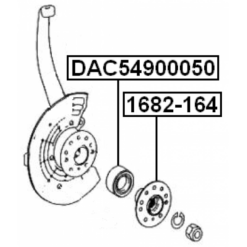 Alternative view of REAR WHEEL HUB WITHOUT BEARING