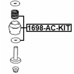 Alternative view of AIR SUSPENSION COMPRESSOR MOUNT KIT