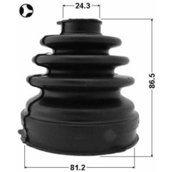 Alternative view of BOOT INNER CV JOINT KIT 81.2X86.5X24.3
