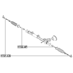 Alternative view of STEERING TIE ROD