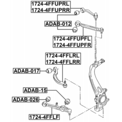 Alternative view of LEFT LOWER FRONT ARM