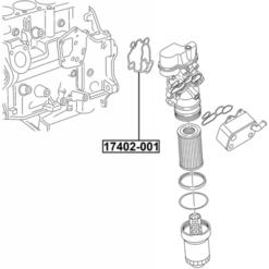 Alternative view of SEAL, OIL FILTER HOUSING