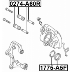Alternative view of FRONT BRAKE CALIPER REPAIR KIT (SET FOR ONE SIDE)