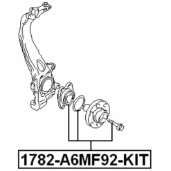 Alternative view of FRONT WHEEL HUB KIT