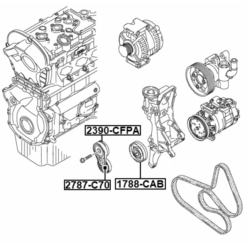 Alternative view of PULLEY IDLER KIT
