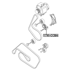 Alternative view of BELT TENSIONER