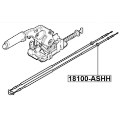 Alternative view of PARKING BRAKE CABLE (SET OF TWO)