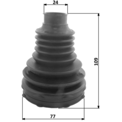 Alternative view of BOOT INNER CV JOINT KIT PVC 77X109X24