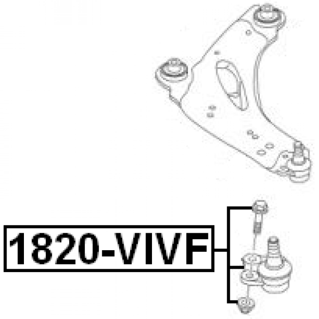 BALL JOINT FRONT LOWER ARM - Image 2
