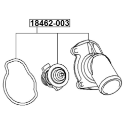 Alternative view of THERMOSTAT 92Â°C