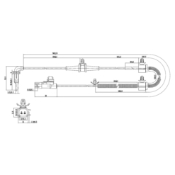 Alternative view of ABS SENSOR FRONT