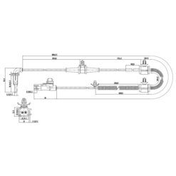 Alternative view of ABS SENSOR FRONT