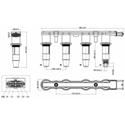 Alternative view of IGNITION COIL