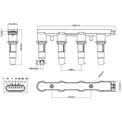 Alternative view of IGNITION COIL