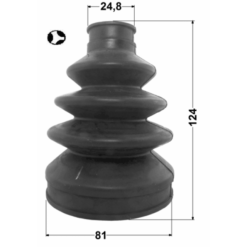 Alternative view of BOOT INNER CV JOINT KIT 81X124X24.8