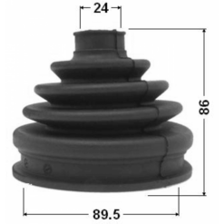 Alternative view of BOOT OUTER CV JOINT KIT 89.5X86X24