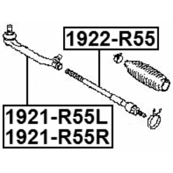 Alternative view of STEERING TIE ROD