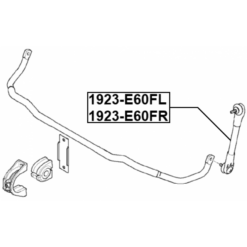 Alternative view of FRONT LEFT STABILIZER LINK / SWAY BAR LINK
