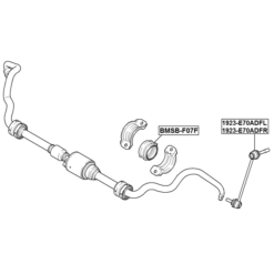 Alternative view of FRONT LEFT STABILIZER LINK / SWAY BAR LINK