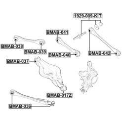 Alternative view of CAMBER ADJUSTING ECCENTRIC BOLT