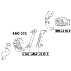 Alternative view of FRONT LEVEL SENSOR